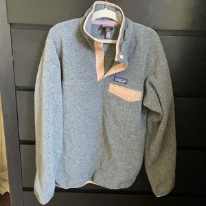 Patagonia Re Tool fleece snap pullover. Size Xs